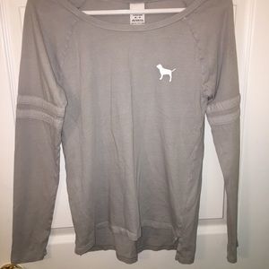PINK grey long sleeve